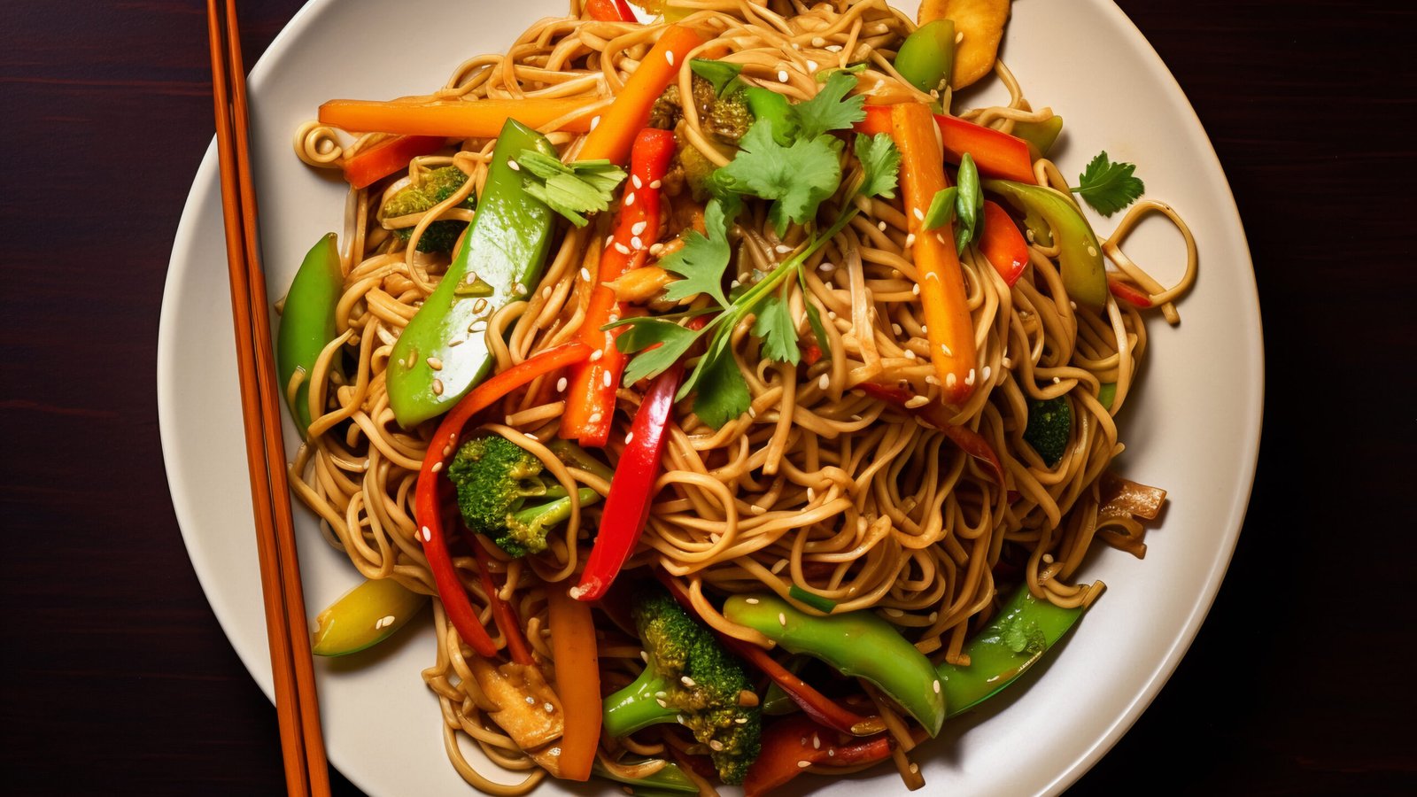 Veg Schezwan Noodles